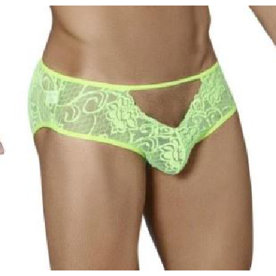 Candyman Lace Brief Grn S d