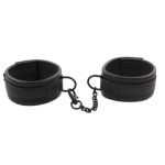 Ankle Cuffs Soft Leather Black