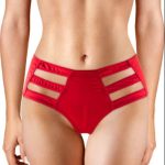 Ouch Sexy Bow Vibrating Panty Red d