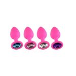 Silicone Butt Plug Med Pnk