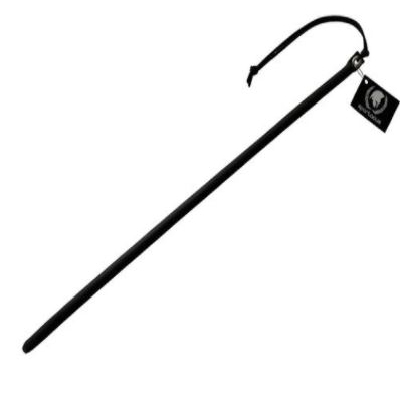 Leather Wrapped Cane Black