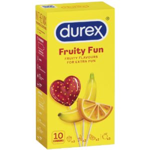 Durex Fruity Fun Flavoured 10s