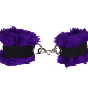 Cuffs Fleece Lined Purple