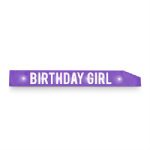 Birthday Girl Sash Purple