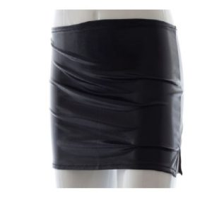 WetLook Mini Skirt Black OS