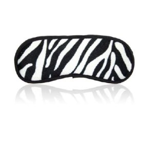 B100 Satin Blindfold Zebra
