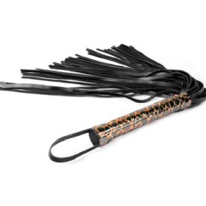 Faux Leather Flogger - Gold