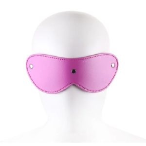 b102 Faux Leather Stud Blindfold Hot Pin
